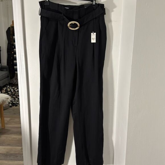 EXPRESS DRESS PANTS TROUSER SUPER HIGH RISE SIZE 12R - Picture 1 of 13